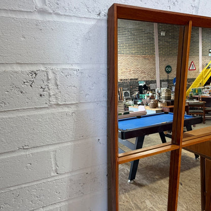 Vintage Mid Century 12 Pane Teak Frame Wall Hanging Mirror G Plan?