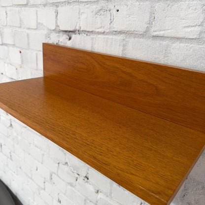 Tapley 33 Floating Shelf Mid Century 22” 56cm Teak With Wall Fixing