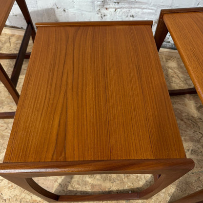 Mid Century Nest of 3 Teak Coffee Tables G Plan Style