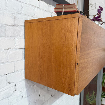 Beaver & Tapley 33 Floating Wall Record Cabinet Storage Mid Century 33”