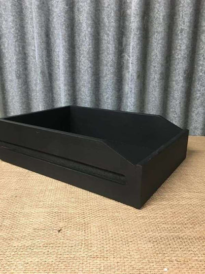 Upcycled Mini Drawer Shelf Wooden Painted Blackboard Paint