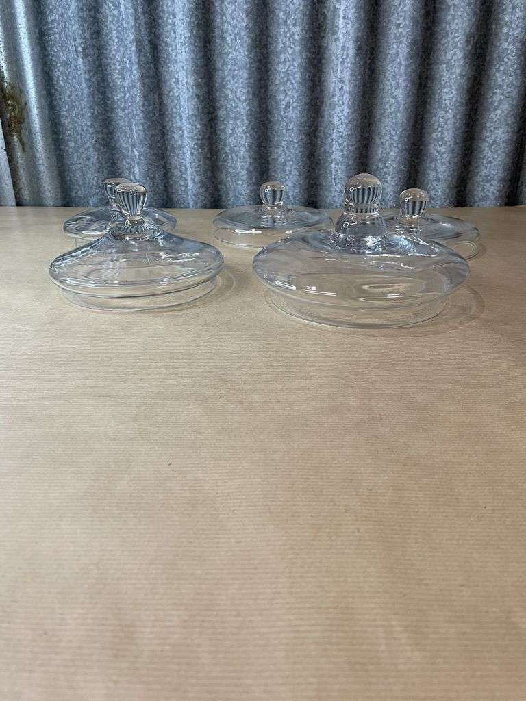 5 Assorted Glass Cloche Plate Covers Weddings Events Tables Decoration