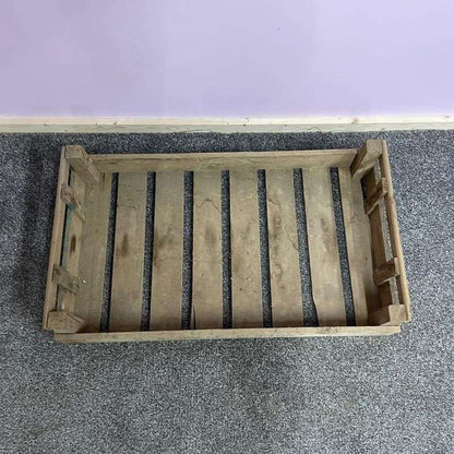 Rustic Rustic Wooden Slatted Vegetable Apple Crate Apple Crate