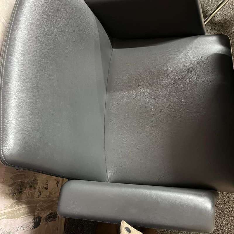 4x Brunner Conference Cafe Meeting Chair Grey And Graphite Chrome Star Base