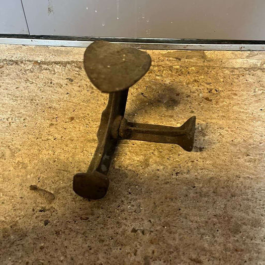 Vintage Cast Iron Cobblers Shoe Iron Heavy Great Patina