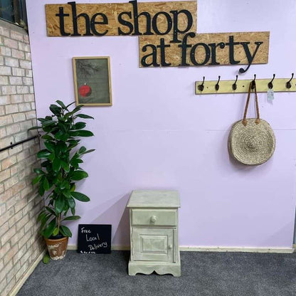 Painted Cabinet Single Drawer Over Cupboard Farrow &amp; Ball French Grey