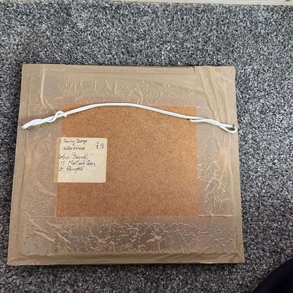 Framed Signed Watercolour "Barge" Unknown Artist