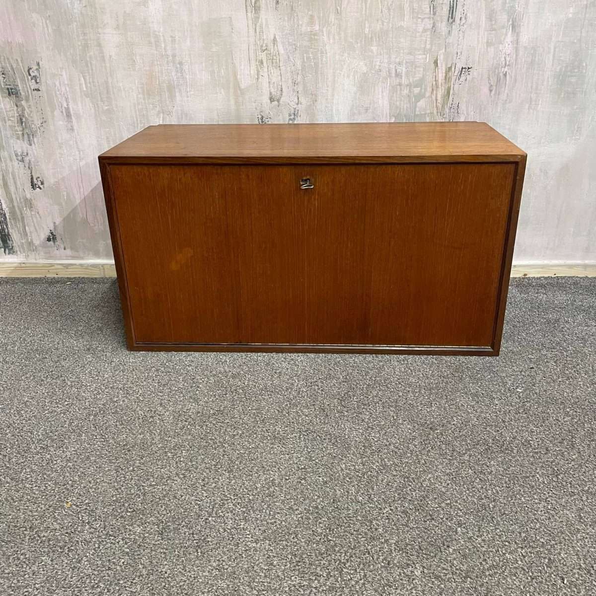 Poul Cadovius Danish Modular Wall Mounted Single Cupboard Mid Century